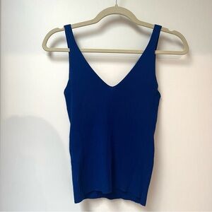 Mango Royal Blue V-Neck Camisole